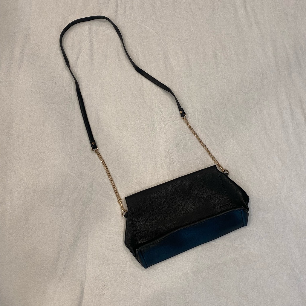 Elegant Black Women's Shoulder Bag/Clutch